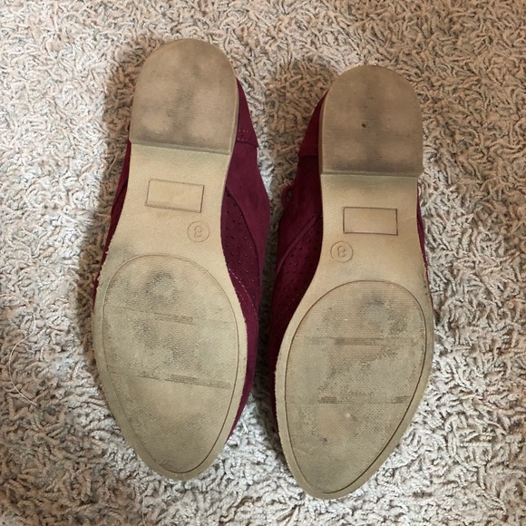Xhilaration Burgundy Loafers - Picture 5 of 7
